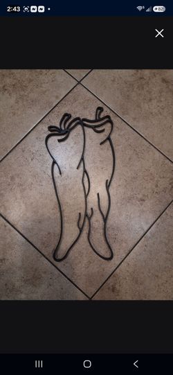 18 cast iron chili wall decoration