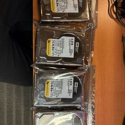 Western Digital 4TB SAS HDD Hard Drives