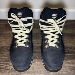 Size 11 - Timberland Euro Hiker Mid Navy