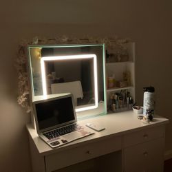 White Vanity Desk