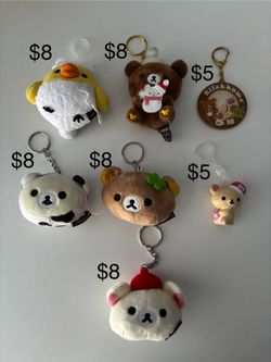 Rilakkuma Plush Keychains