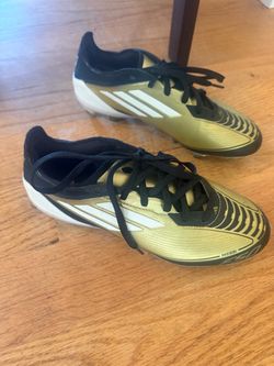Adidas Messi Soccer Cleats Gold Black