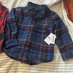 New 4T Plaid Shirts Old Navy 