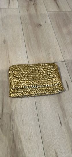 Gold Woven Purse