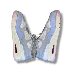 Air Jordan 4 RM Trainers in Photon Dust Hyper Pink Sail by Nike