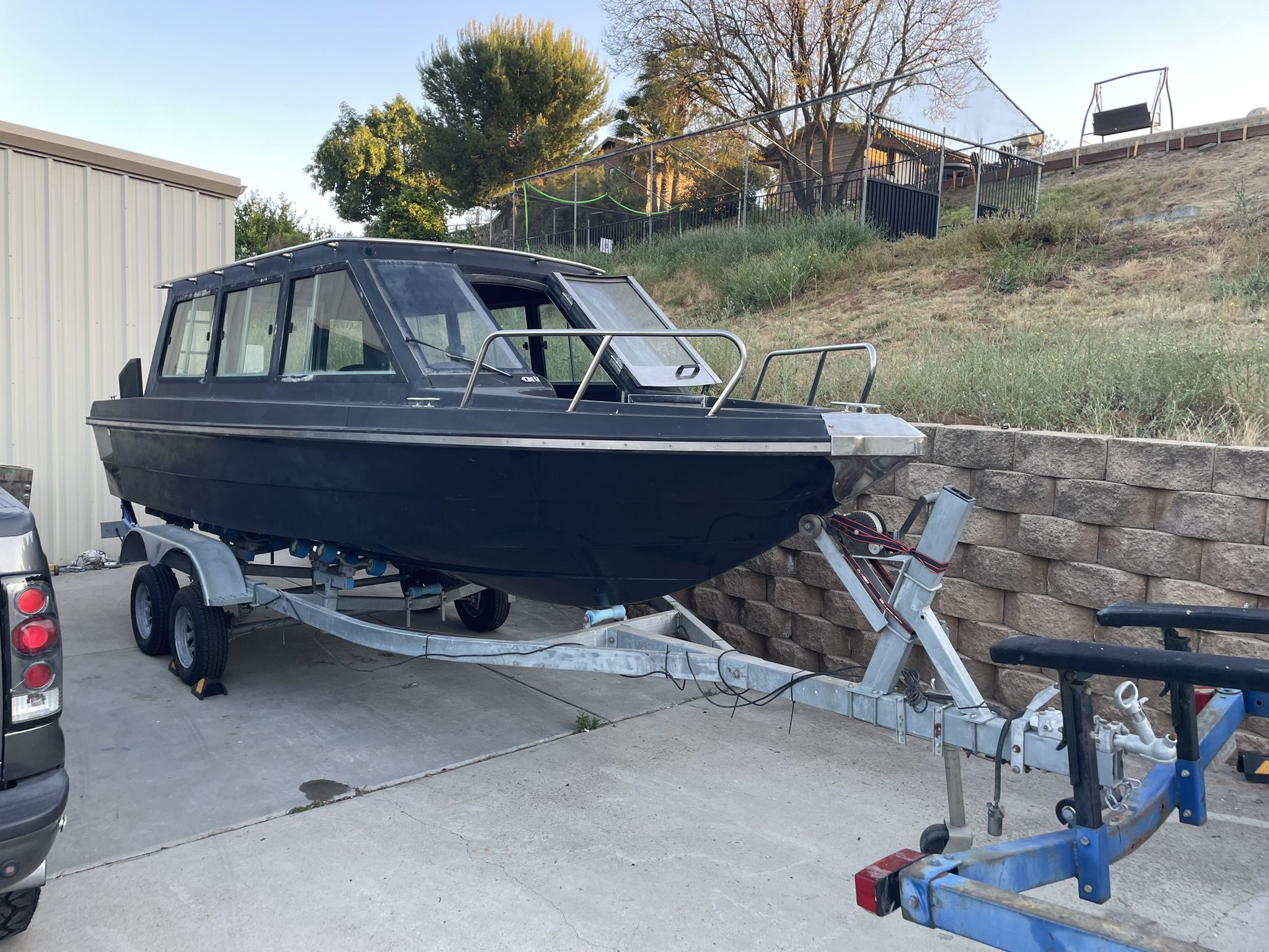 2019 22’ Boat And  2019 Trailer Never In Water Needs Finishing 