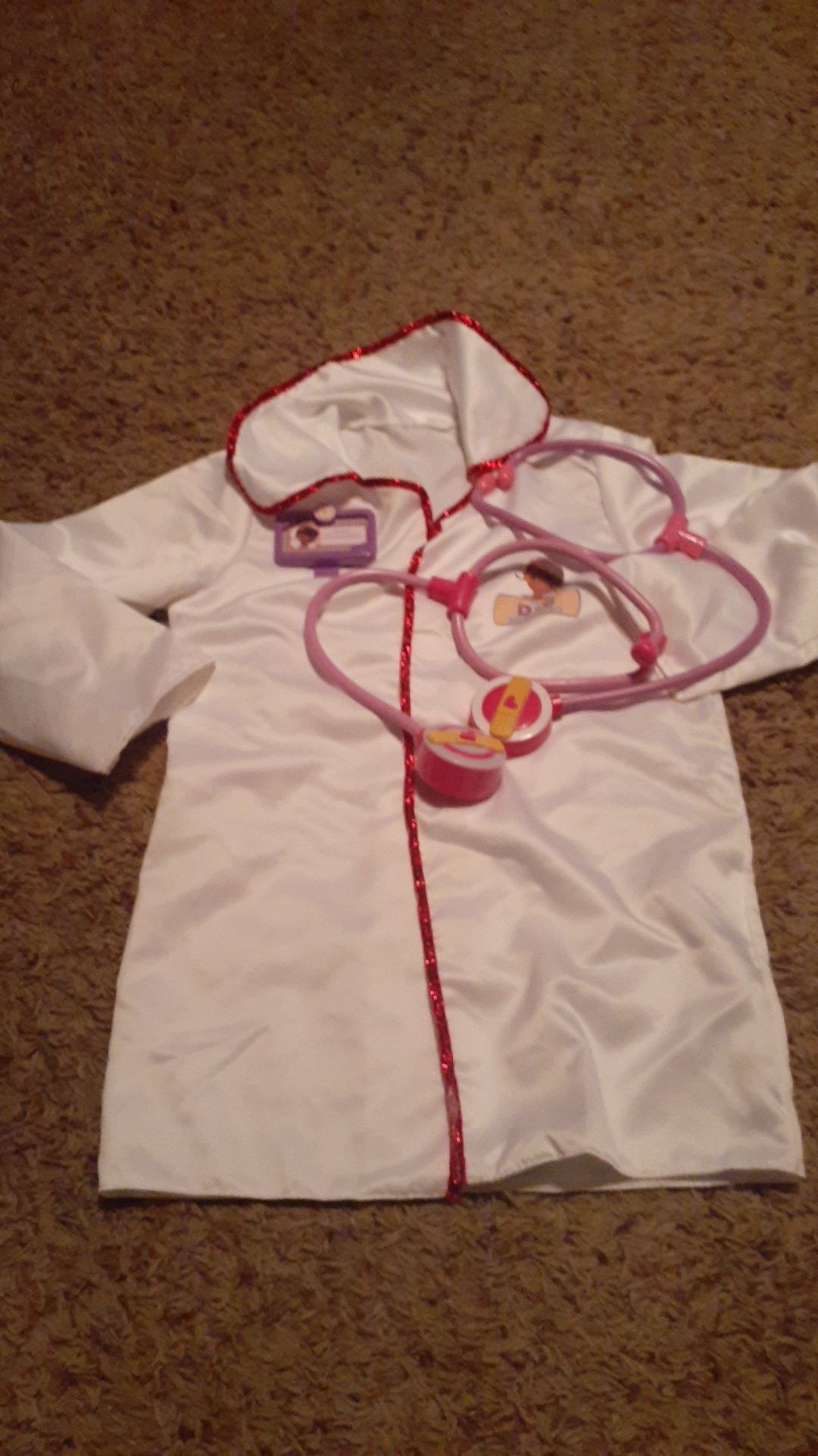 Toddler Girl Doc Mc Stuffins Halloween Costume Size 4-6