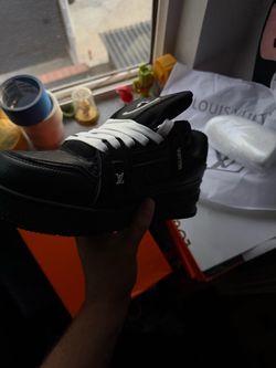 Louis Vuitton Black Low-Top Sneakers