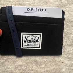 Herschel Supply Co. Men's Charlie Card Holder Wallet Black with RFID Protection 
