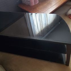58in TV Entertainment Glass Stand Tri Level 