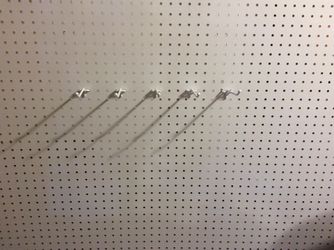 Peg board used for donut board with hooks