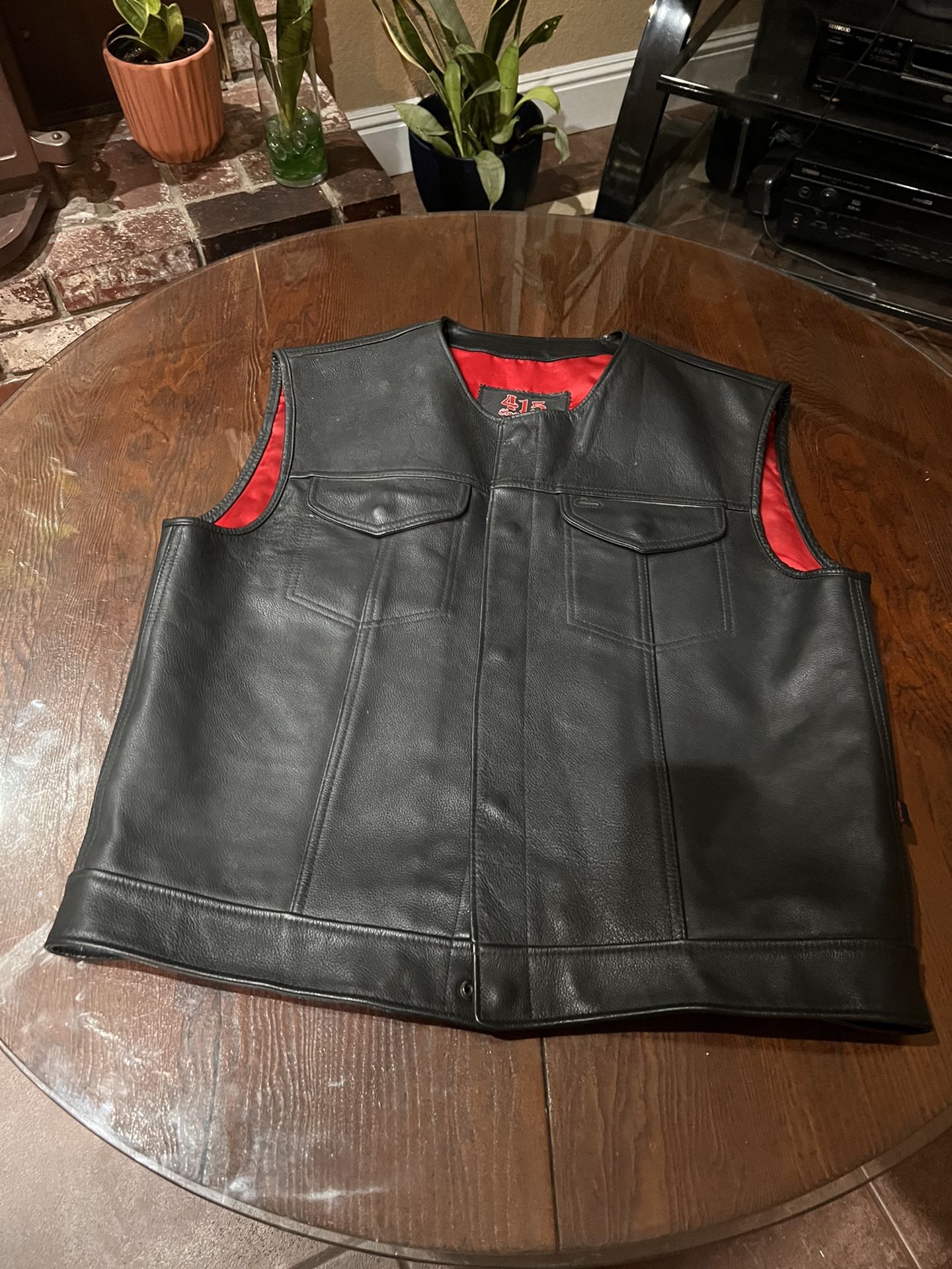 415 Leather Vest 2xl