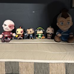 Avatar funko pops and stuffed figures