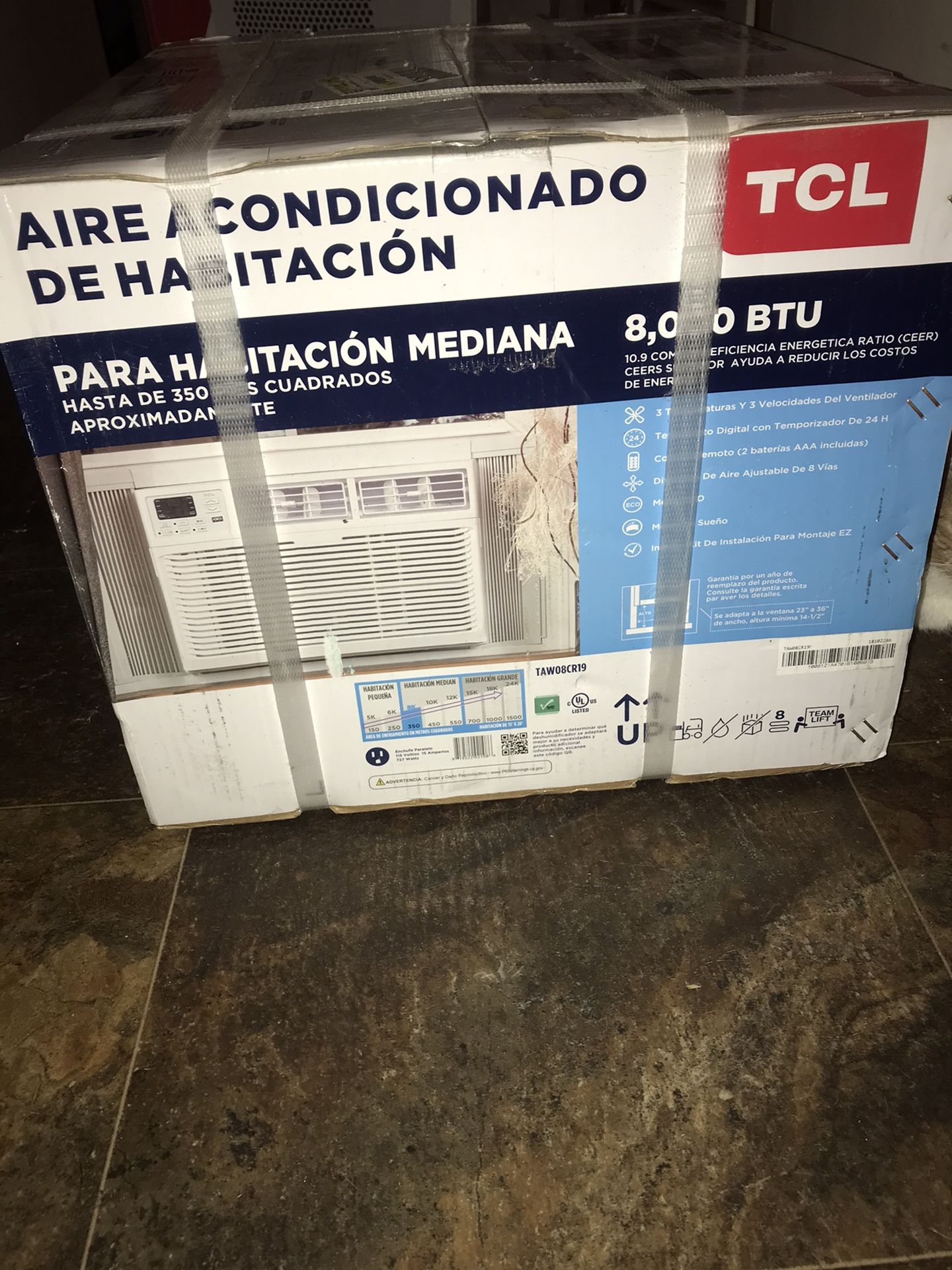 Never been used still in the box UNOPENED 8000 btu Window AC unit