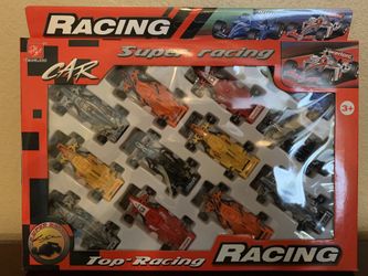 12-pack racing cars