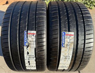 TWO BRAND NEW 315/30ZR22 Michelin Pilot Sport 4S Tires 315-30-22 315 30 22