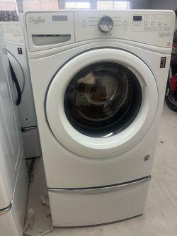 Whirlpool Front Load Washer with Pedestal