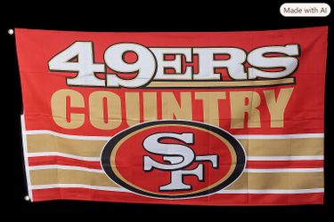 New 49ers flag, 3*5 ft