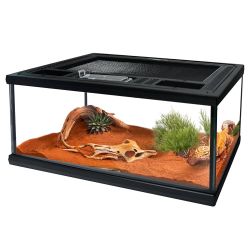 Reptile Glass Terrarium Tank 12"*8"*6"