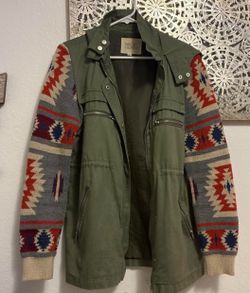 Green Aztec jacket