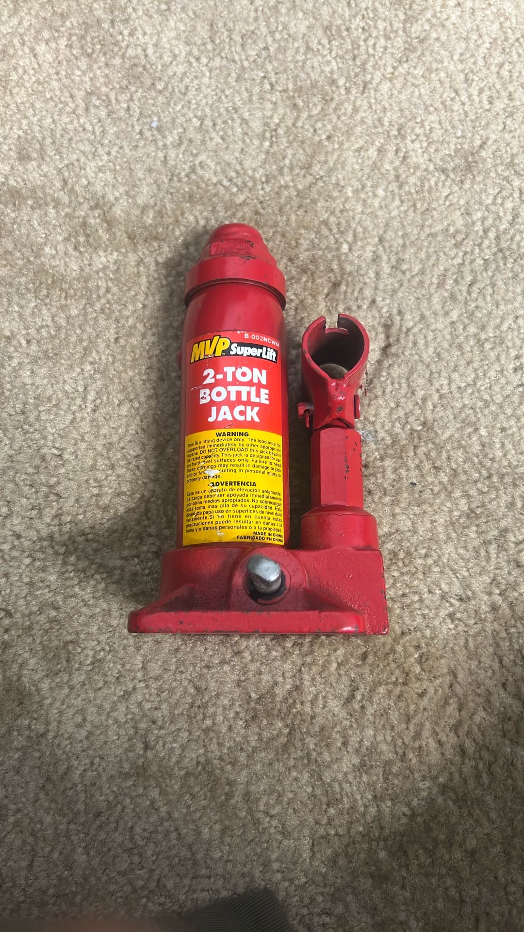 MVP Superlift 2 Ton Bottle Jack