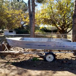 Aero Craft Aluminum Boat With Trailer