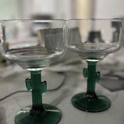 Set Of 2 Margarita Glasses 