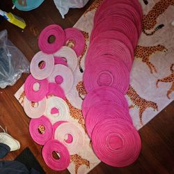 Dark And Light Pink Paper Lantern Small And Large Size