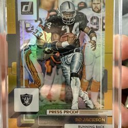 Bo Jackson Gold Press Proof 