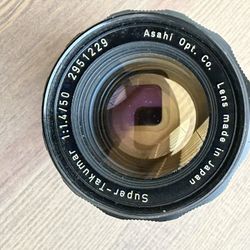  [N MINT] 8 elements Asahi Pentax Super Takumar 50mm f1.4 Lens M42 JAPAN