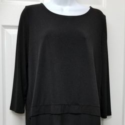 Black Long Sleeve Top M