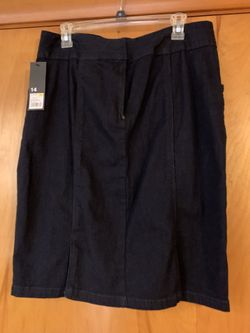 Women’s Indigo Jean Skirt SIZE 14