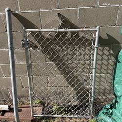Metal Chain link Fence Gate 