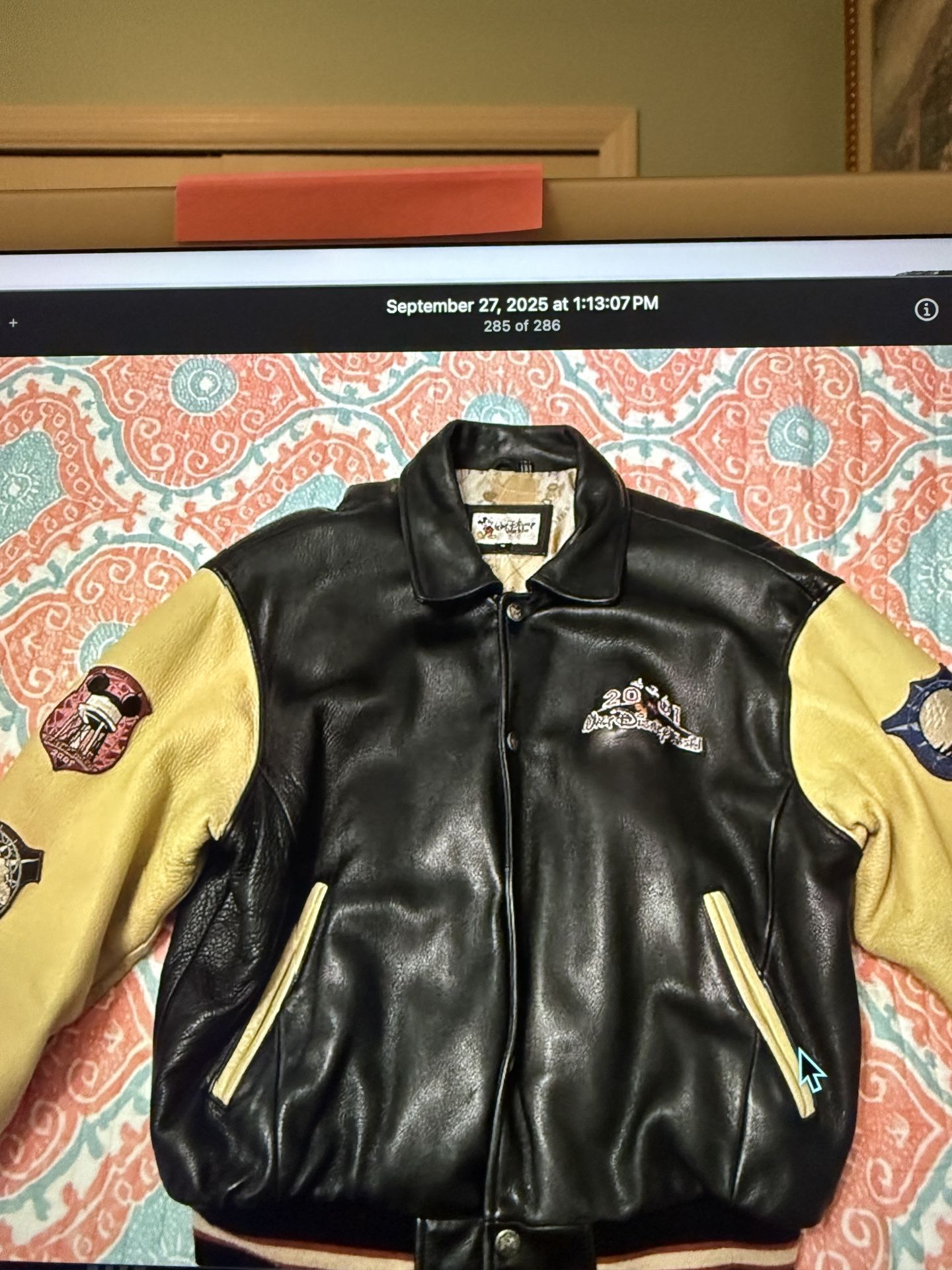 Flash sale, black and yellow Disney jacket