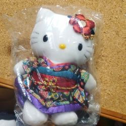 Hello Kitty Stuffed Animal with Kimono 2000