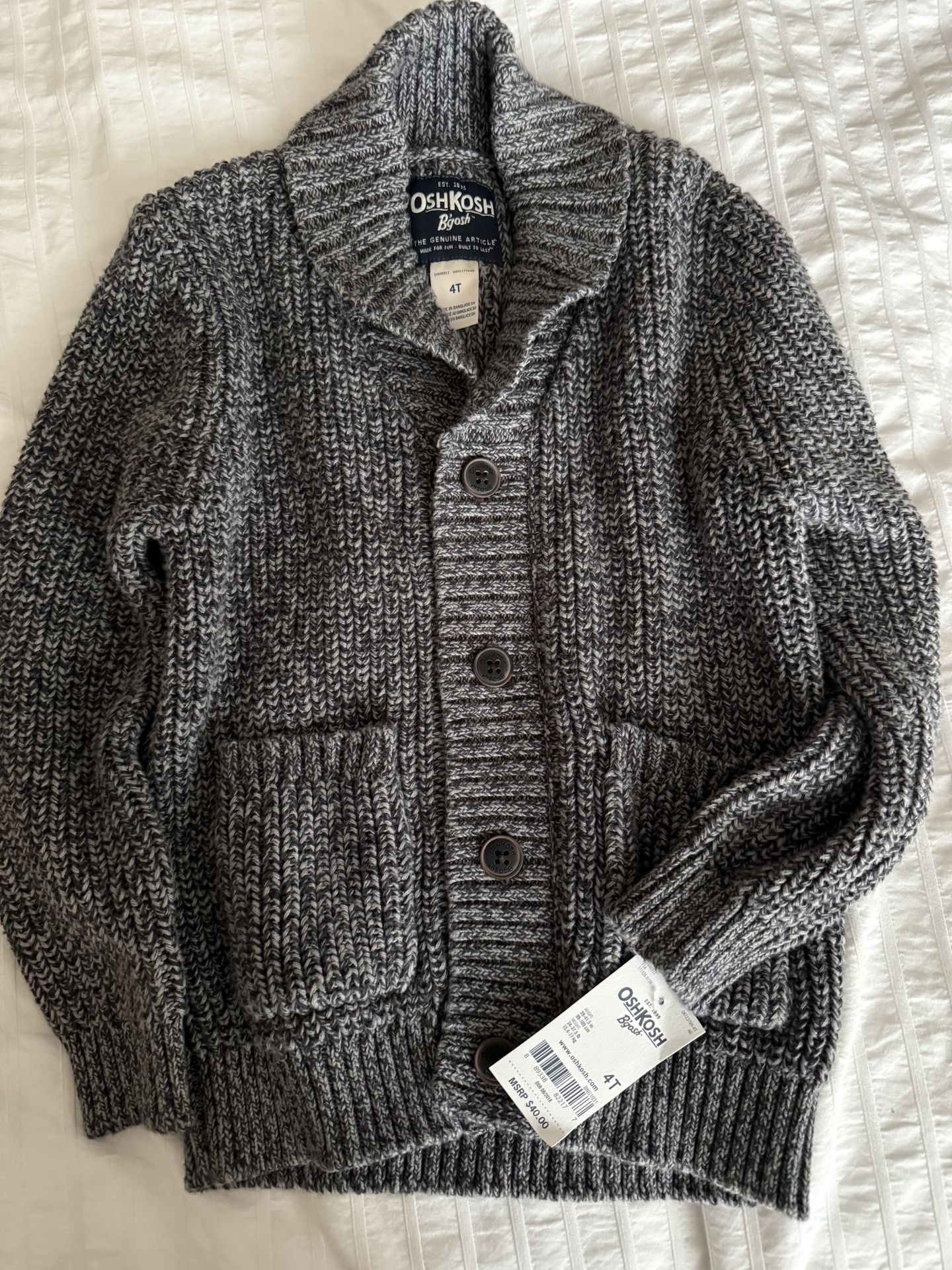 Toddler Knit Sweater New With Tags
