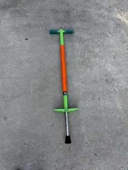 Pogo Stick Green and Orange