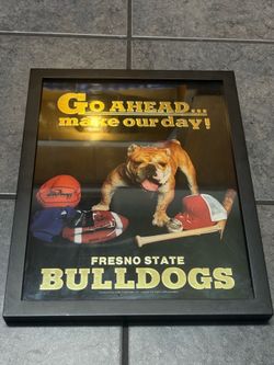 Fresno State Bulldogs Framed Poster