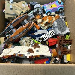 A Lego Lot Of 15.2lbs With Minifigs and Possible Sets 