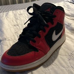 Black And Red Youth Nikes