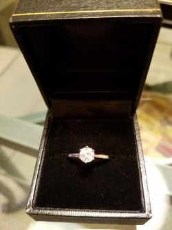 Genuine Diamond Engagement Ring