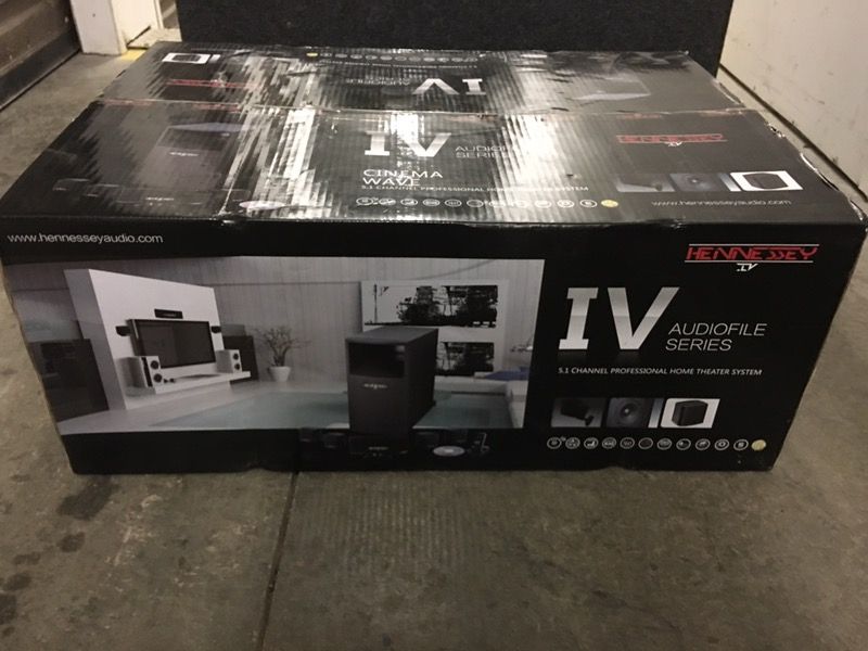 Hennessy IV audiofile series cinema wave 5.1 home theater system