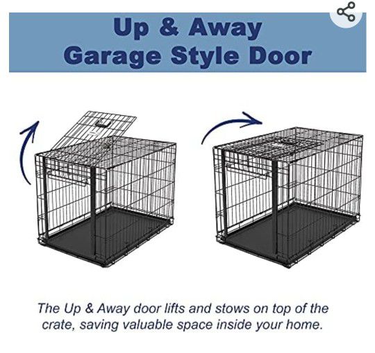 MidWest Homes for Pets Ovation Single Door Dog Crate, 36-Inch - Retail Price: $98.99 Like new damaged packaging
