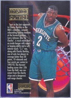 1994 Fleer Larry Johnson Inside Outside #3 of 10