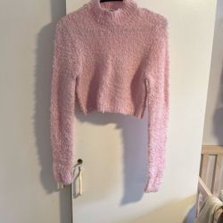 Women’s Target Pink Fuzzy Long Sleeve 
