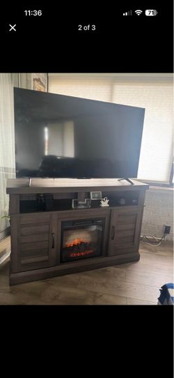 Electric Fireplace TV Stand Console