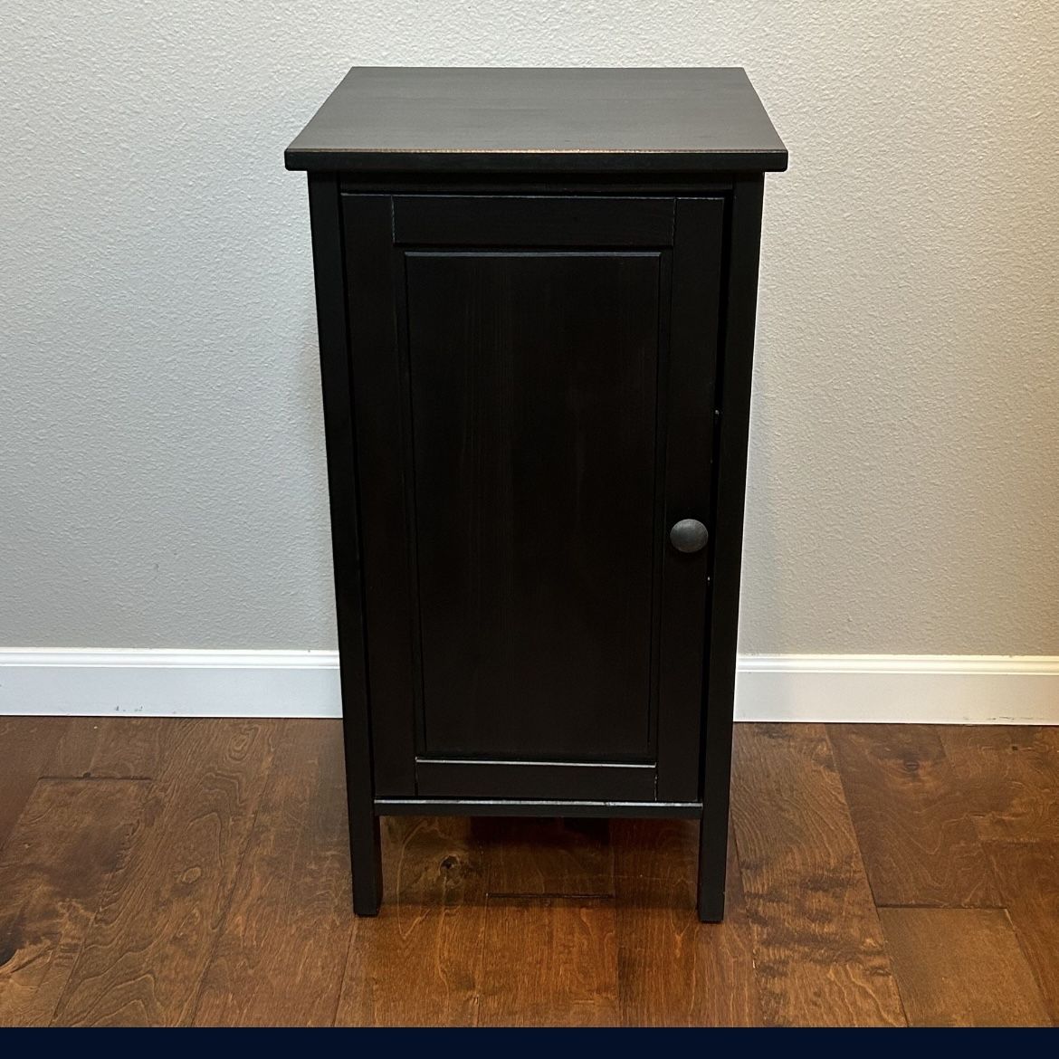 IKEA Hemnes Side Tables In Black/Brown