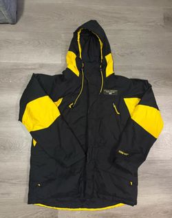 Polo Ralph Lauren Sport Rlx Gortex Jacket Black/yellow Size S VINTAGE RATE
