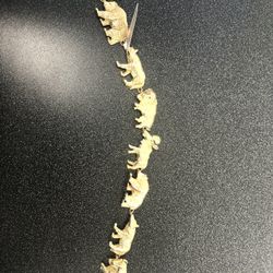 14K YG Animal Bracelet/23.3 Grams/ Size:8/LAYAWAY SPECIAL