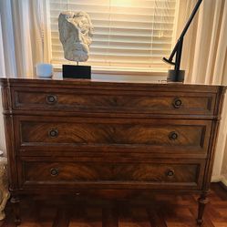Vintage Neoclassical Solid Wood Dresser / Chest – High Quality